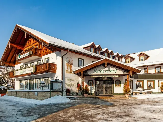 Hotel Rupertihof in Ainring im Winter